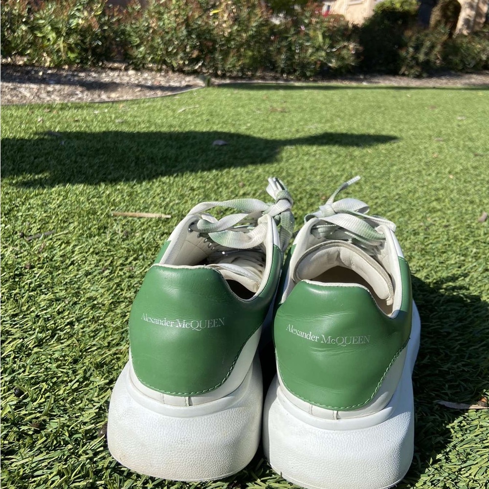 Mens Alexander McQueen Green Tennis silhouette